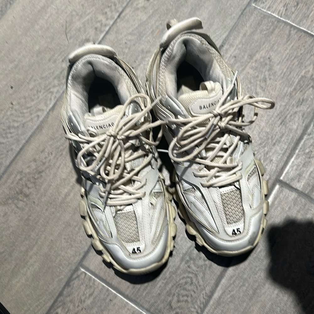 Balenciaga Track Led All White Used Size 45